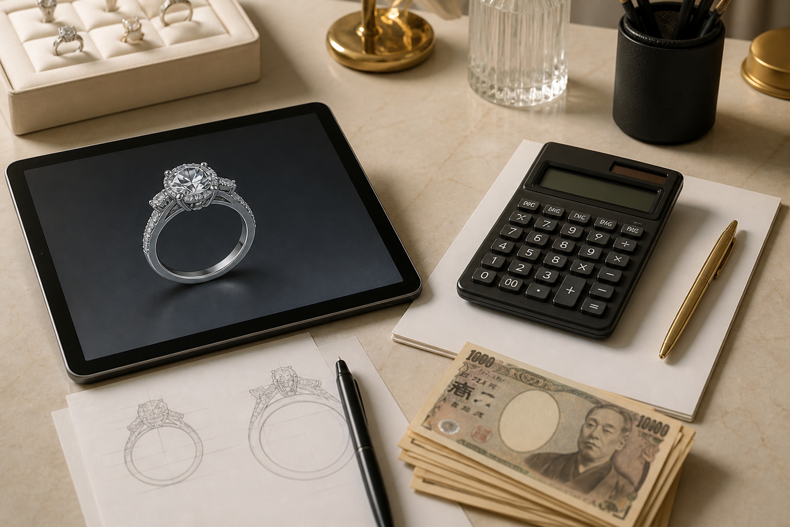 ジュエリーオーダーメイド価格のご案内